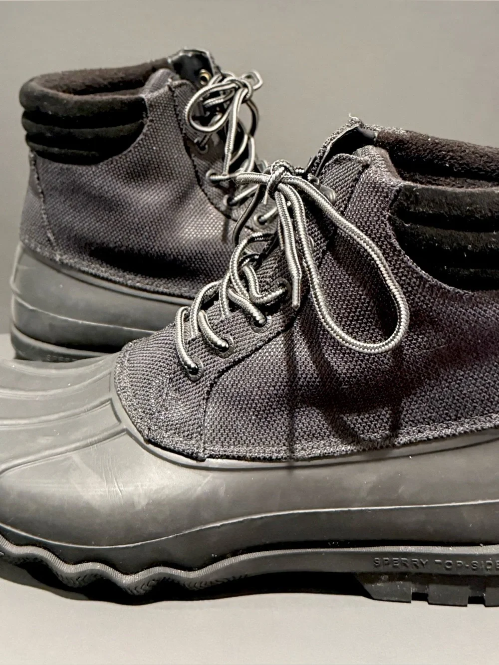 Sperry Mens Avenue Duck Nylon Rain Boot Size 9.5